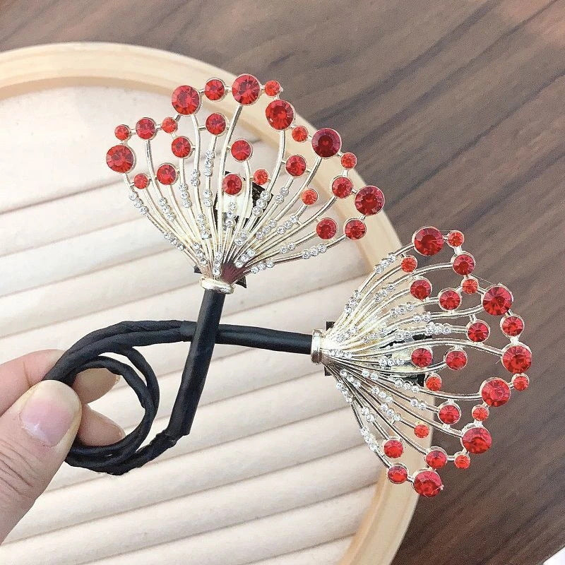 New Summer Fan-shaped Flower Hair Styling Tool