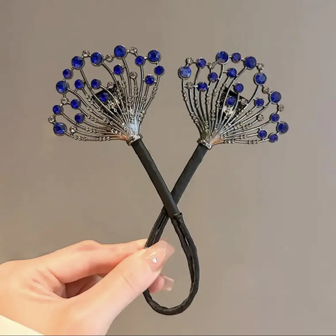 New Summer Fan-shaped Flower Hair Styling Tool